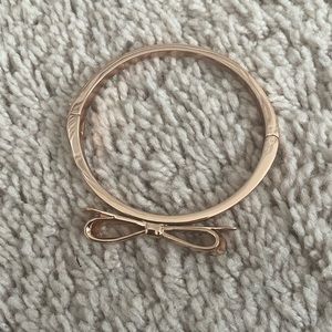 Kate Spade Rose gold bow bracelet